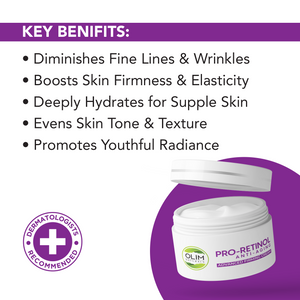OLIM Naturals Retinol Cream Anti-Aging – Night Repair for Fine Lines & Smooth Texture — product photo 3