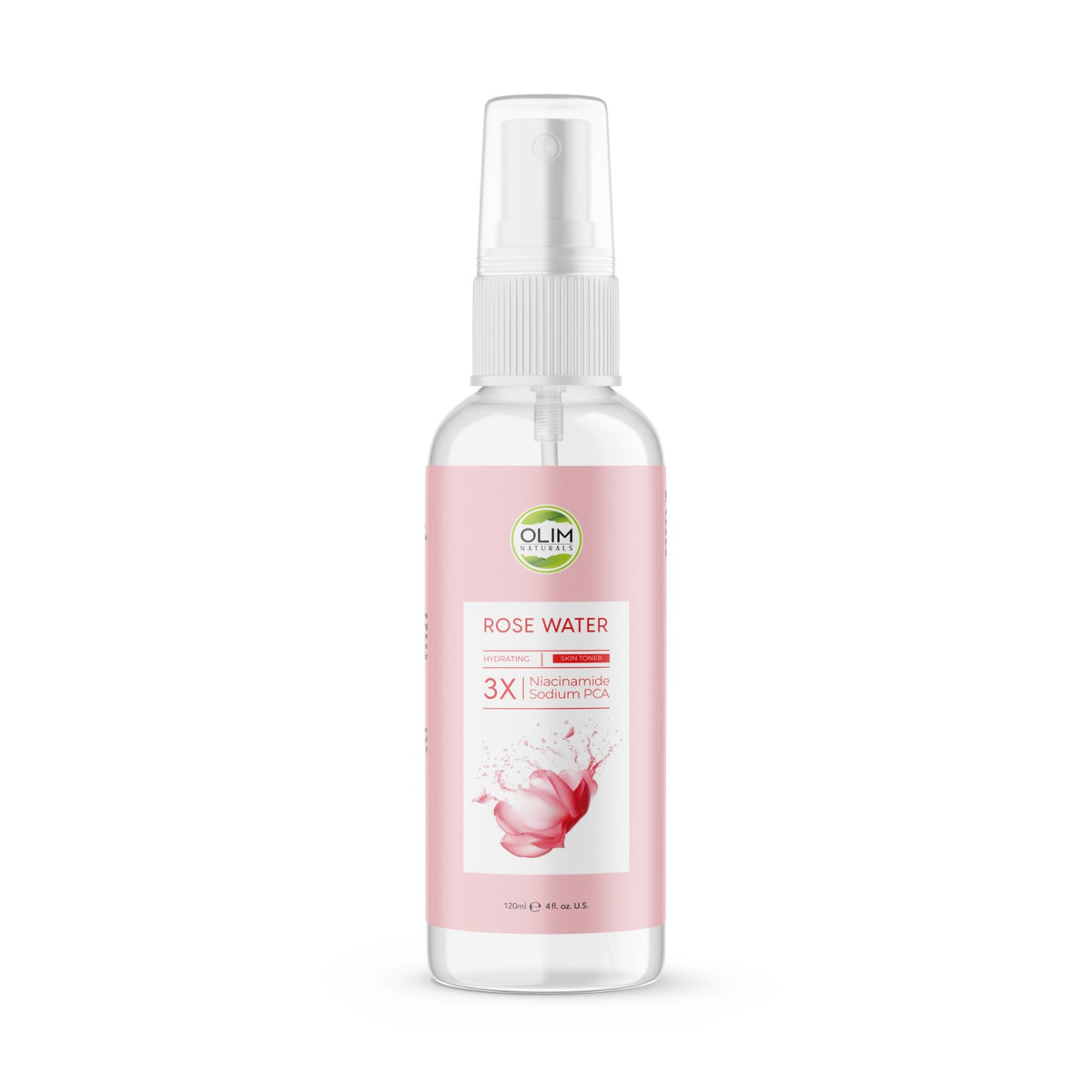 OLIM Naturals Rose Water Toner & Face Mist for Soothing, Hydrated Skin — product photo