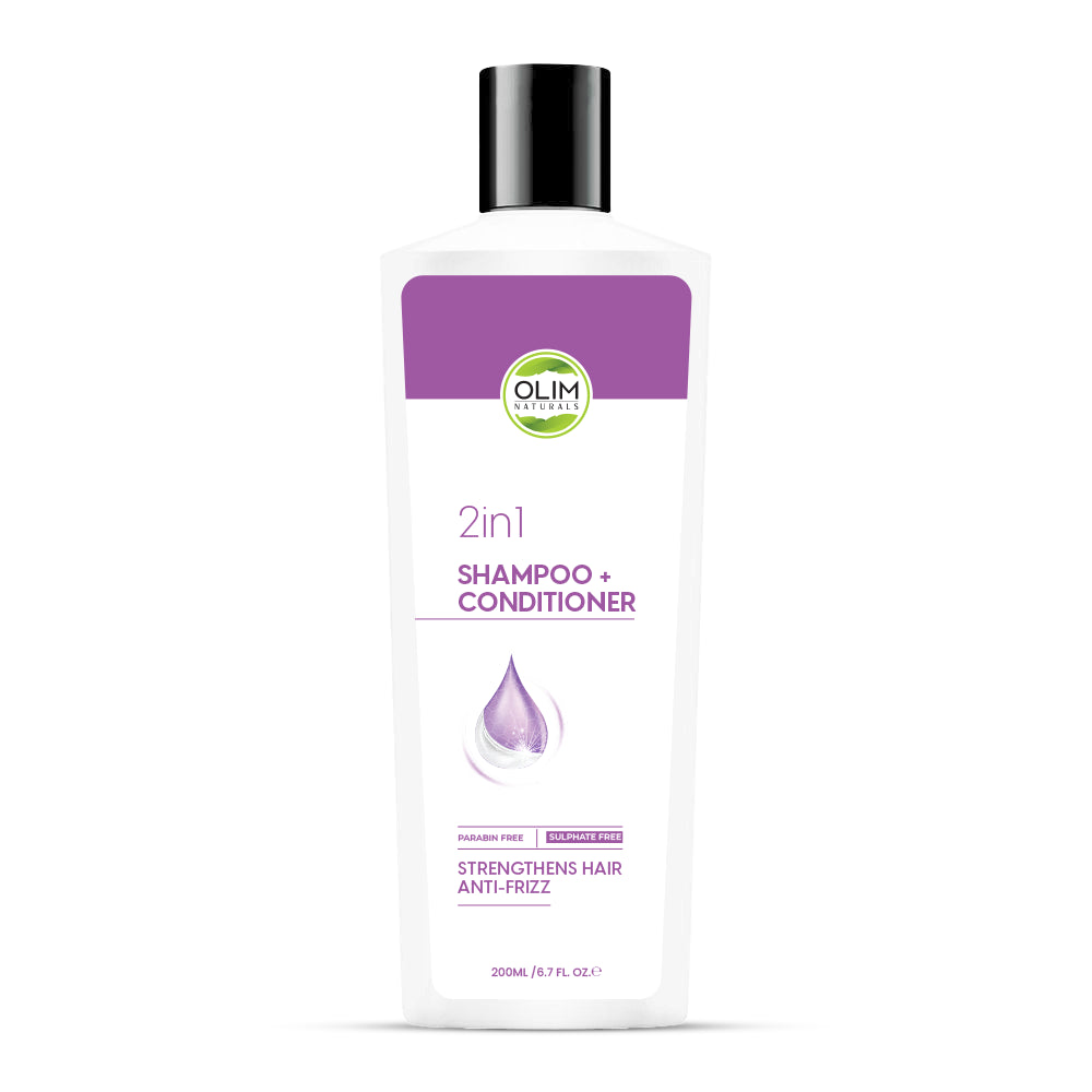 OLIM Naturals 2-in-1 Shampoo + Conditioner for Smooth, Soft, Clean Hair — product photo