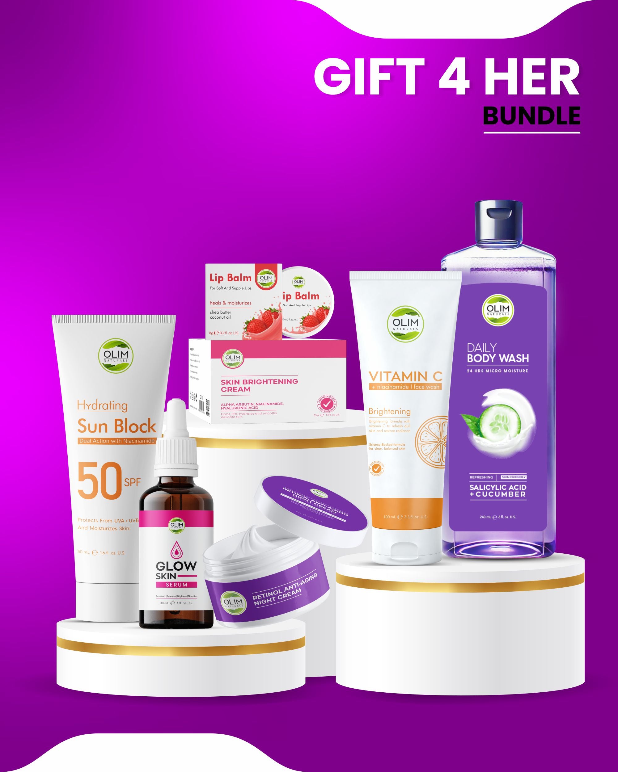 OLIM Naturals Gift For Her Bundle — product photo