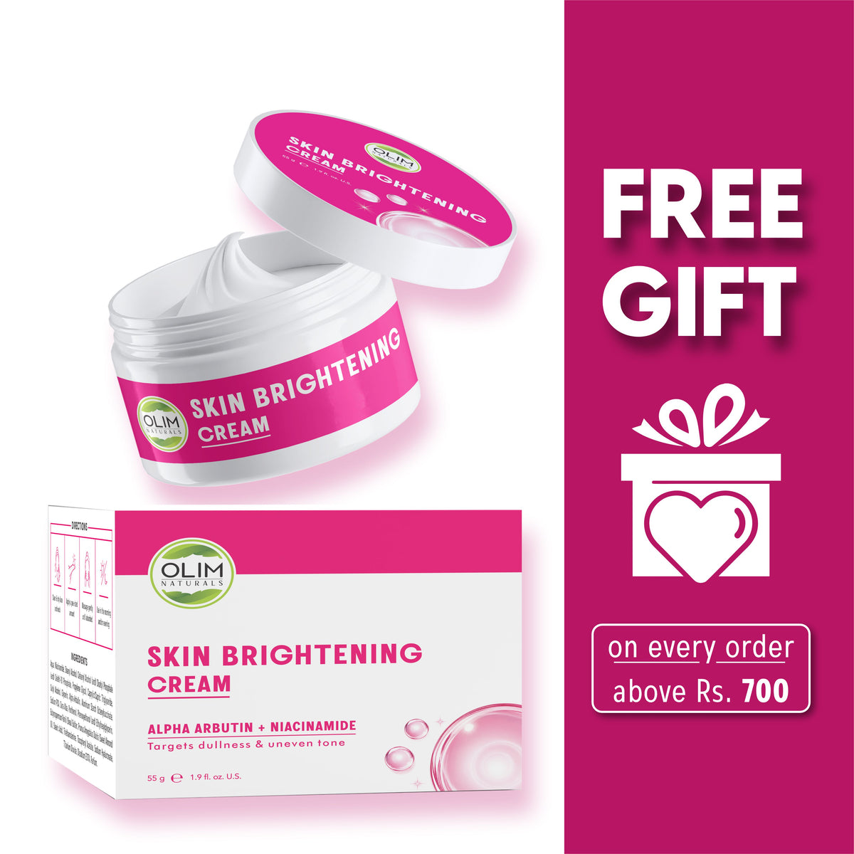 Skin Brightening Cream for Dark Spots & a More Even Tone