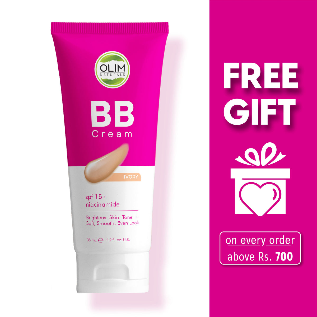 BB Cream SPF 15 + Niacinamide for Natural, Even-Looking Coverage