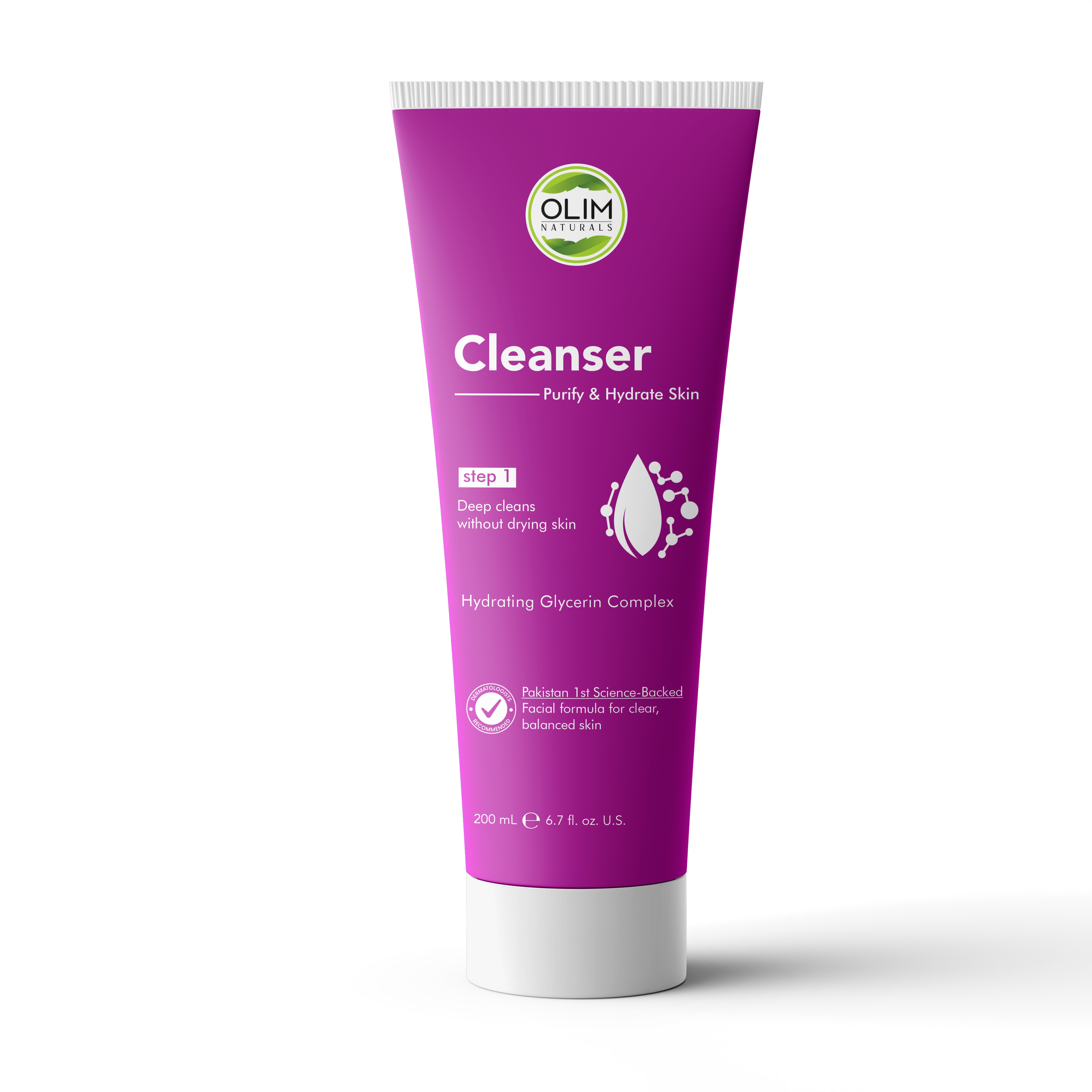 OLIM Naturals Gentle Facial Cleanser – Step 1 of the 6-Step Facial — product photo