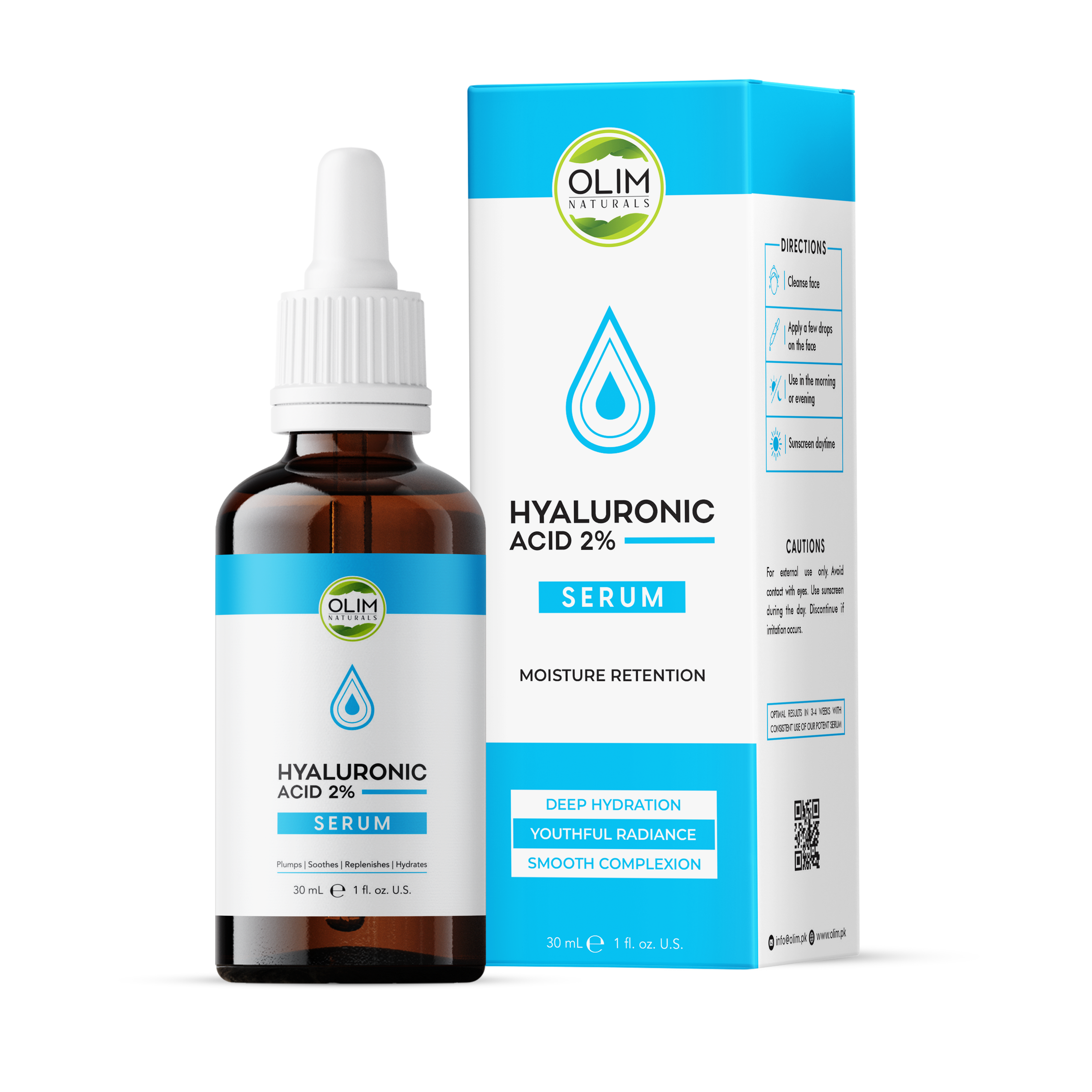Hyaluronic Acid Serum for Deep Hydration & Plump, Dewy Skin