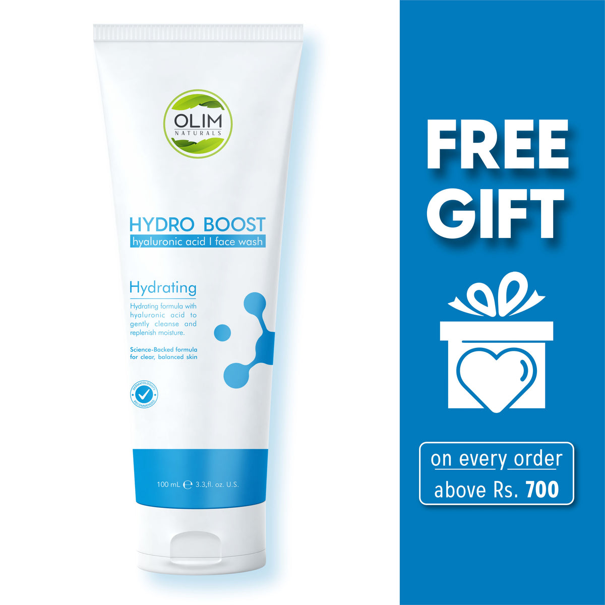 Deeply Hydrating Hyaluronic Acid Face Wash for Soft, Fresh Skin