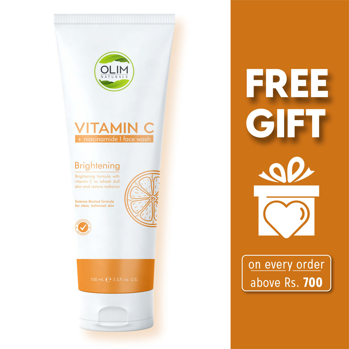 Skin Brightening Vitamin C Face Wash for Dull, Uneven-Looking Skin