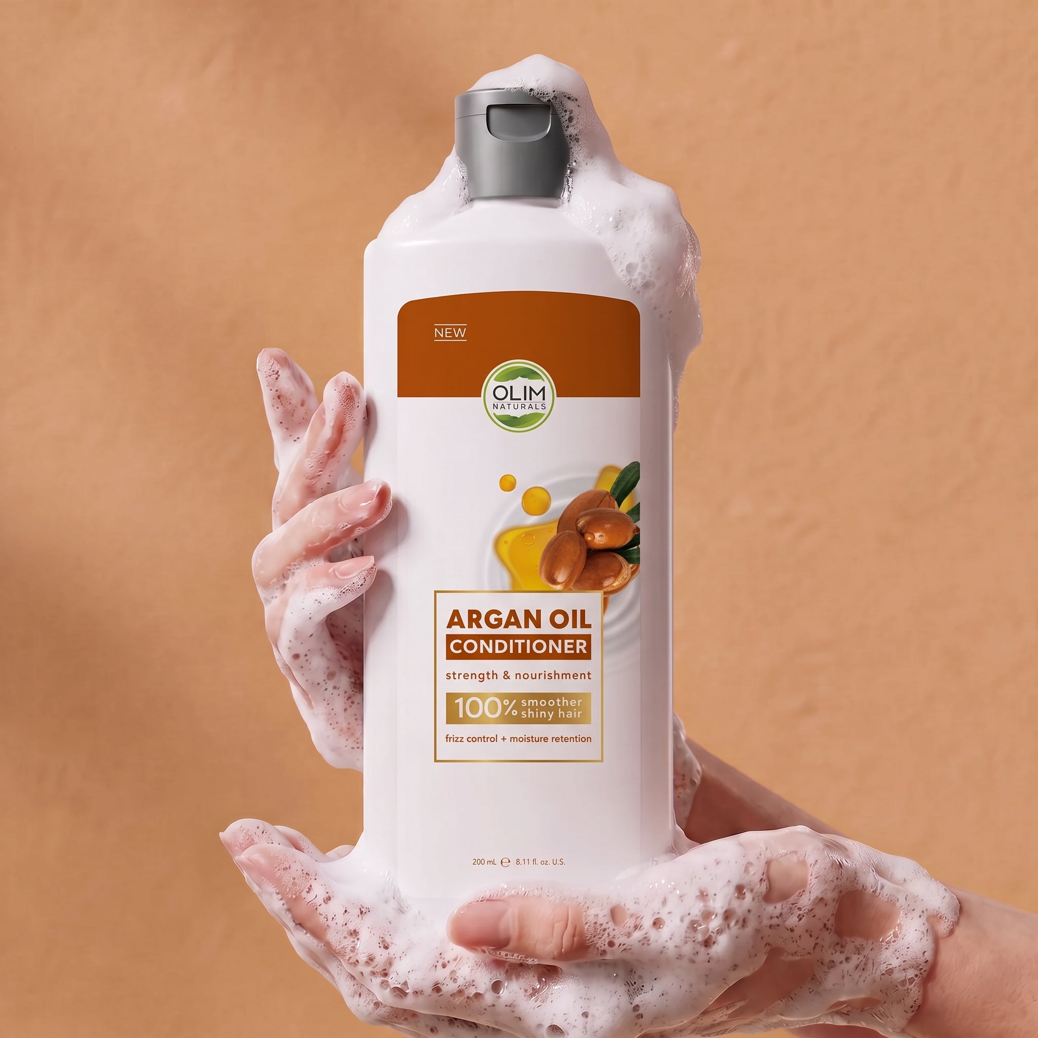 Argan Hair Conditioner for Smooth, Soft, Frizz-Free Hair