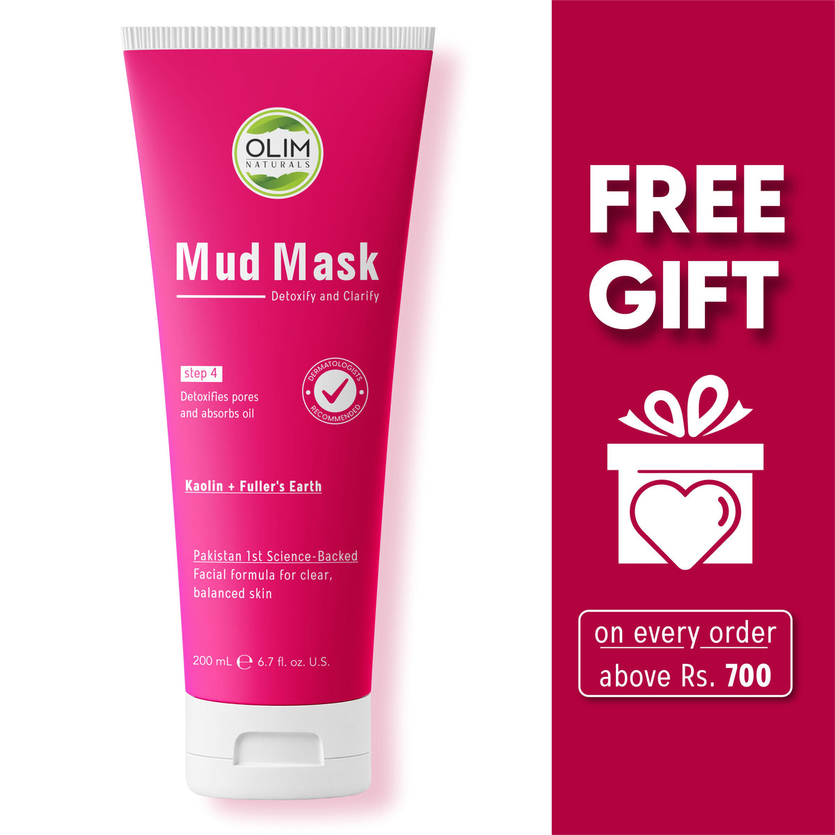 Facial Mud Mask – Step 4 of the 6-Step Facial, Clarifies & Refreshes