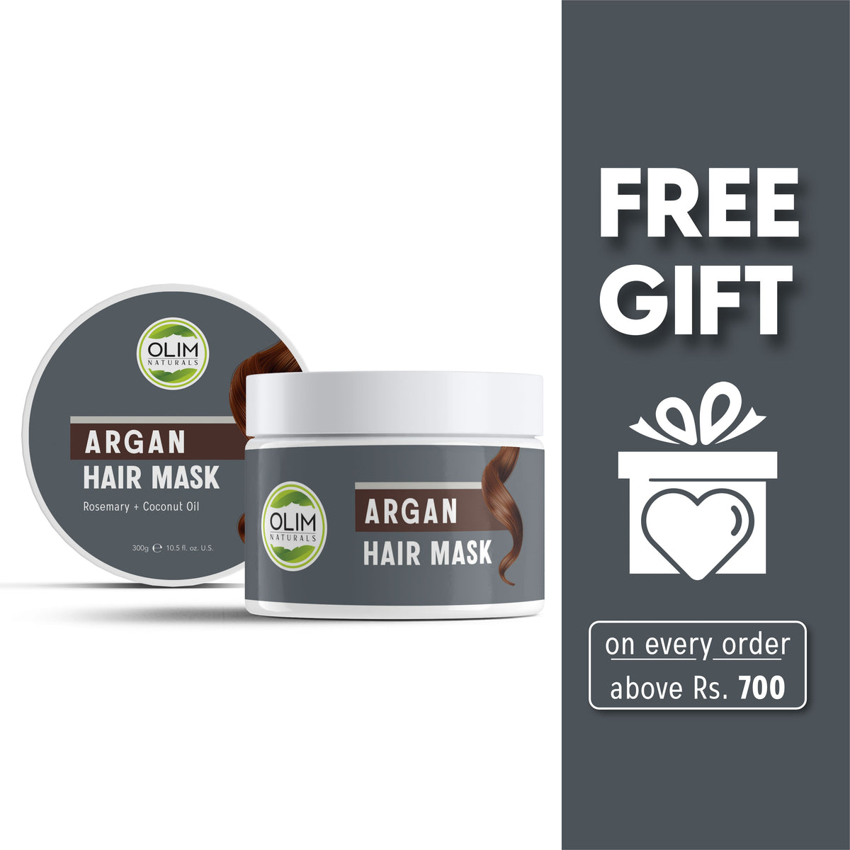 Argan Hair Mask for Deep Repair & Frizz-Free, Soft Hair