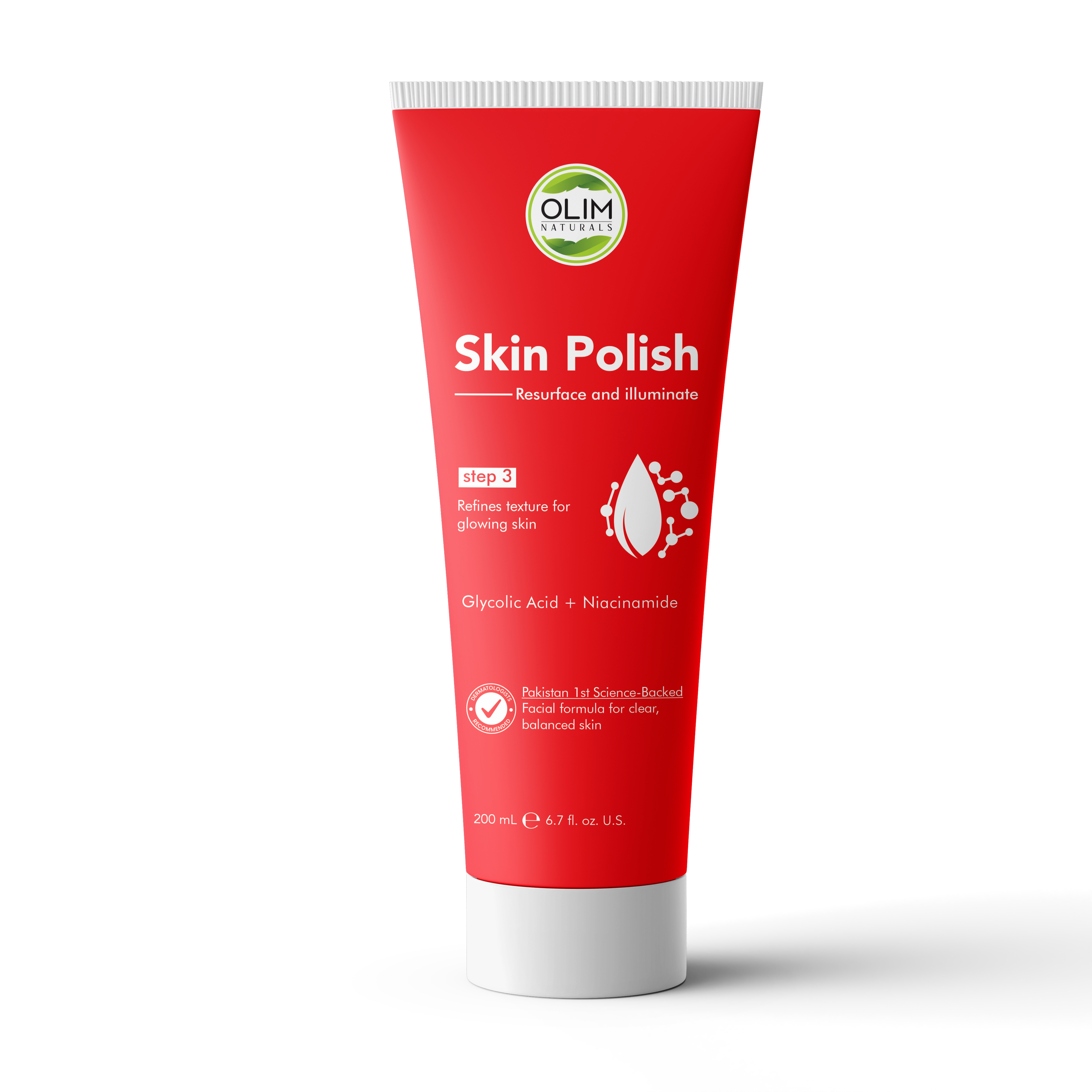 OLIM Naturals Facial Skin Polish – Step 3 of the 6-Step Facial, Smooths & Brightens — product photo