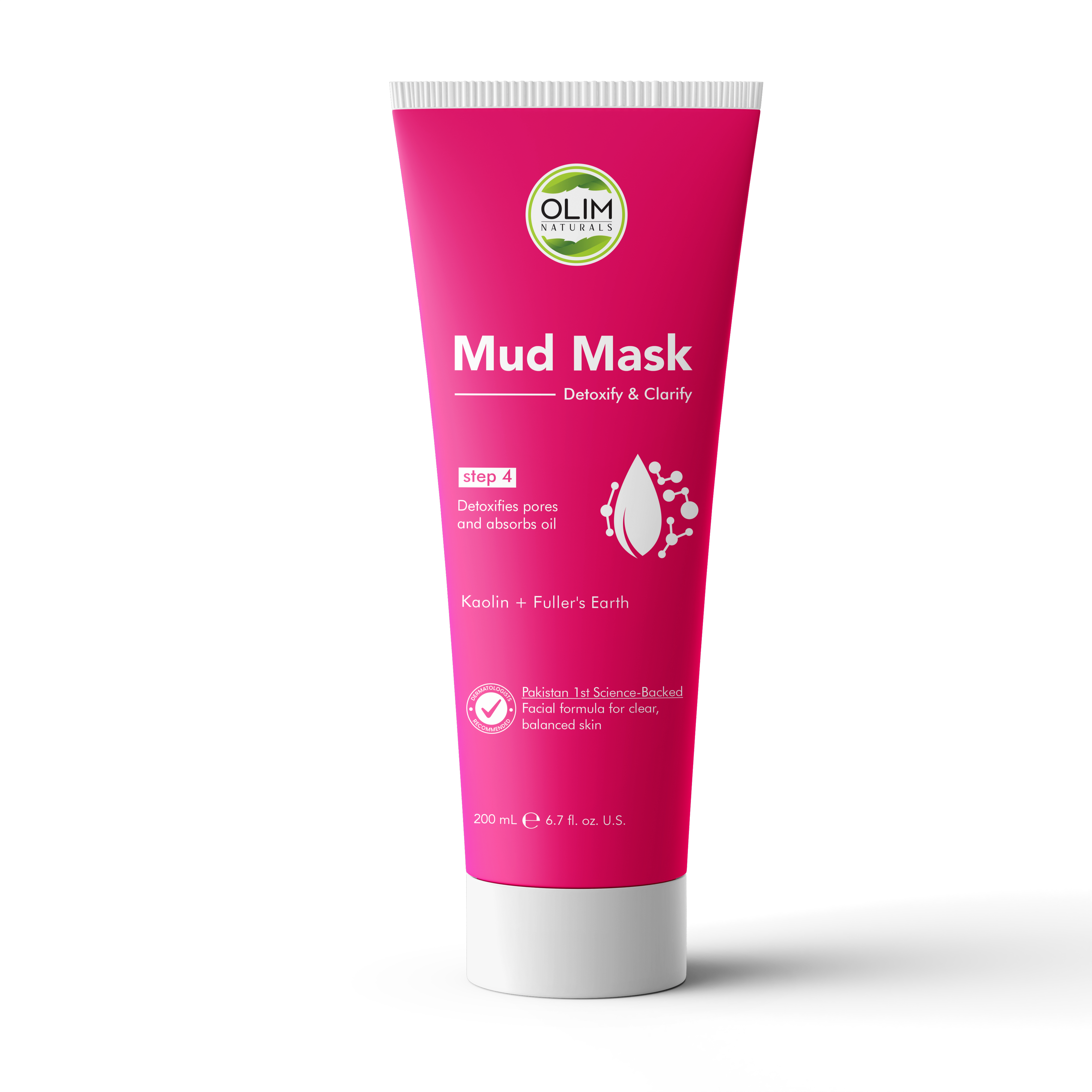 OLIM Naturals Facial Mud Mask – Step 5 of the 6-Step Facial, Clarifies & Refreshes — product photo
