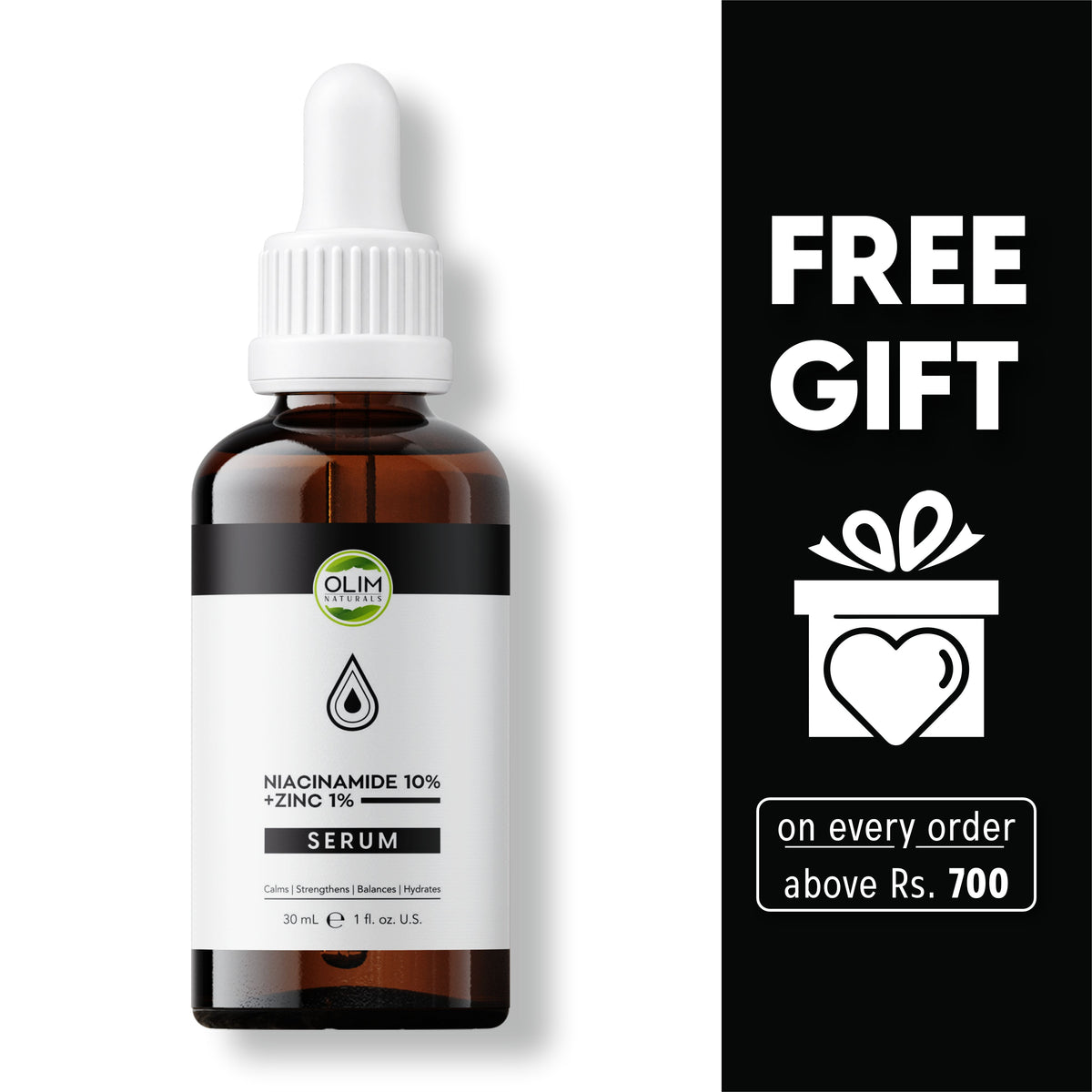Niacinamide + Zinc Serum for Oil Control & Refined Pores