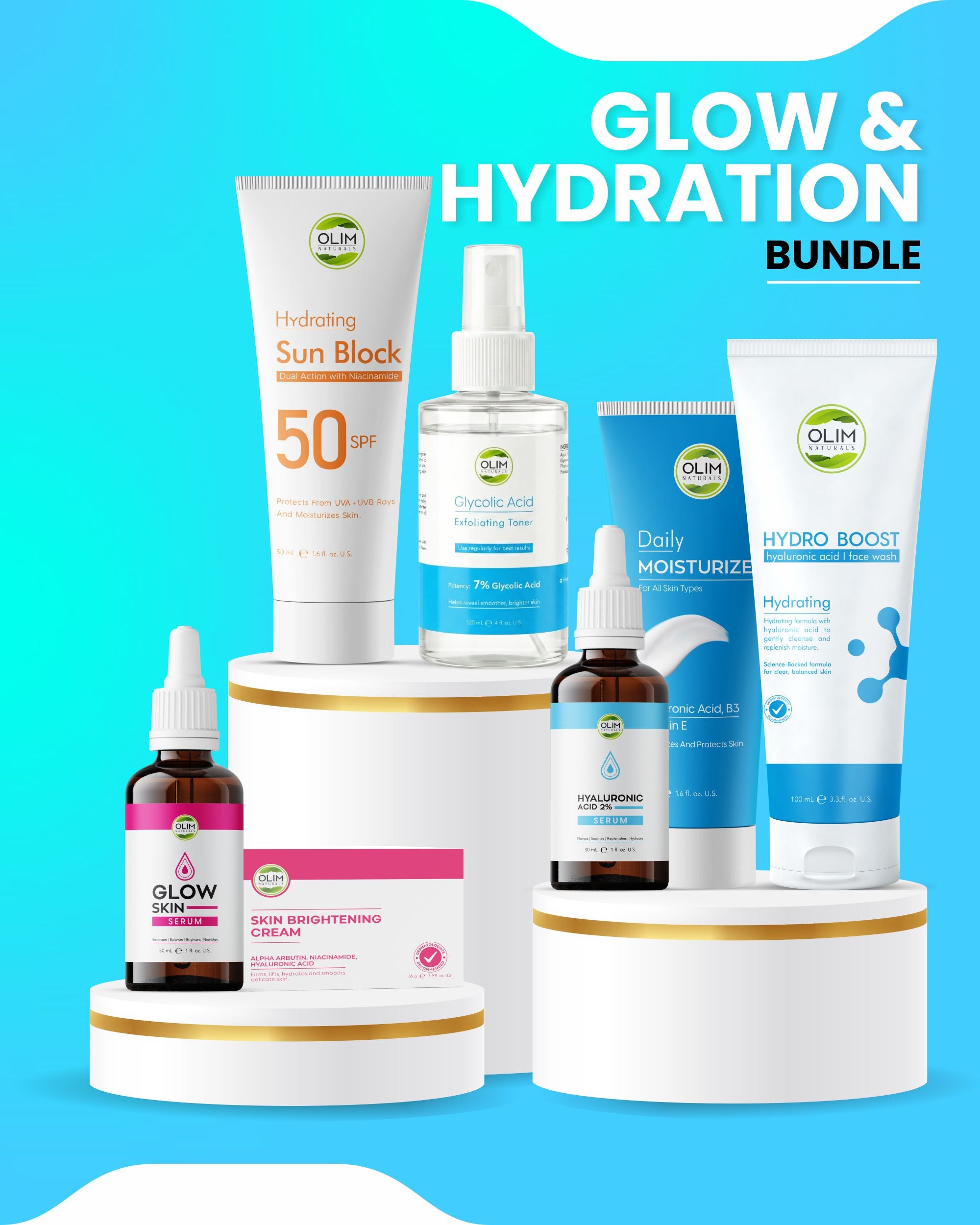 OLIM Naturals Glow & Hydration Bundle — product photo