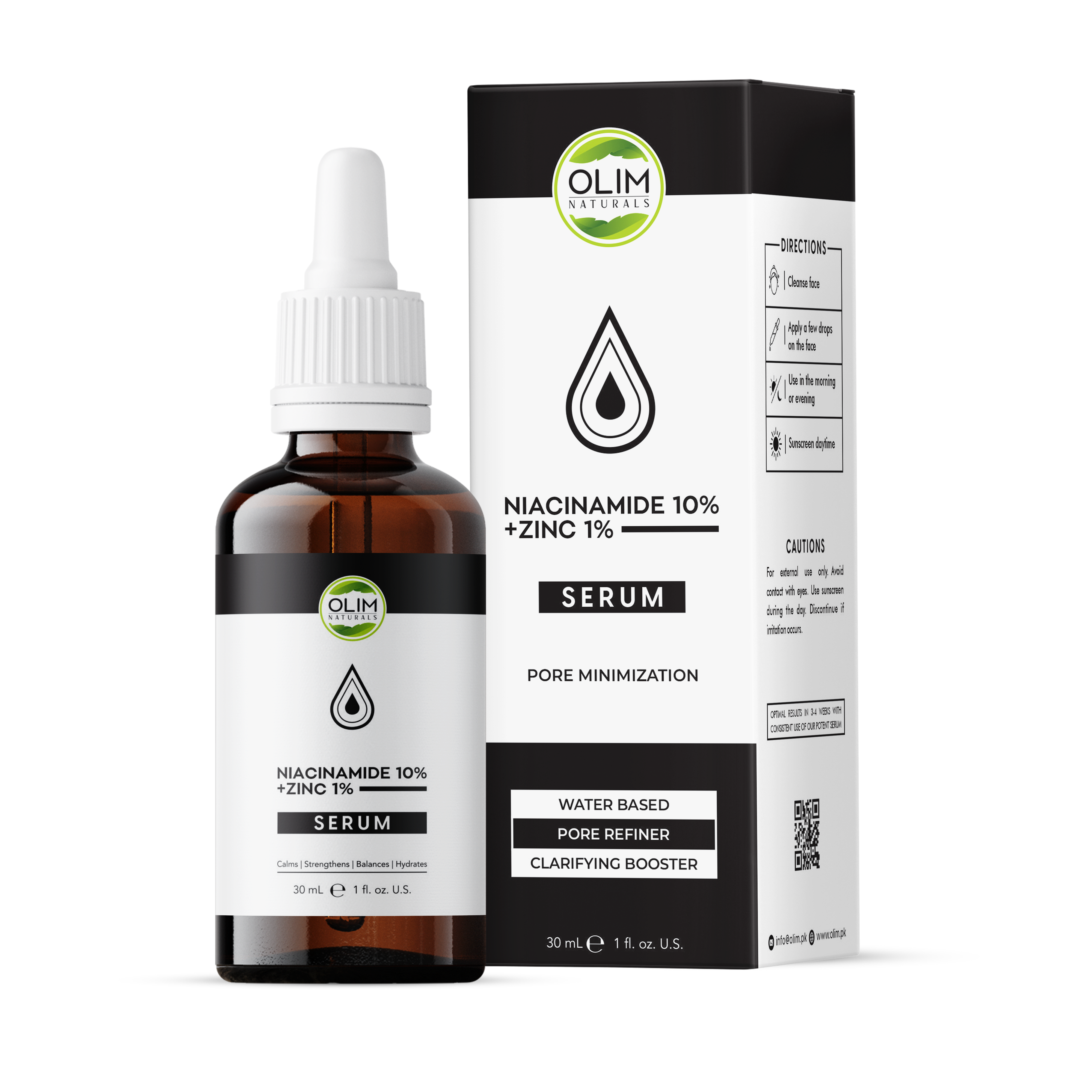 Niacinamide + Zinc Serum for Oil Control & Refined Pores