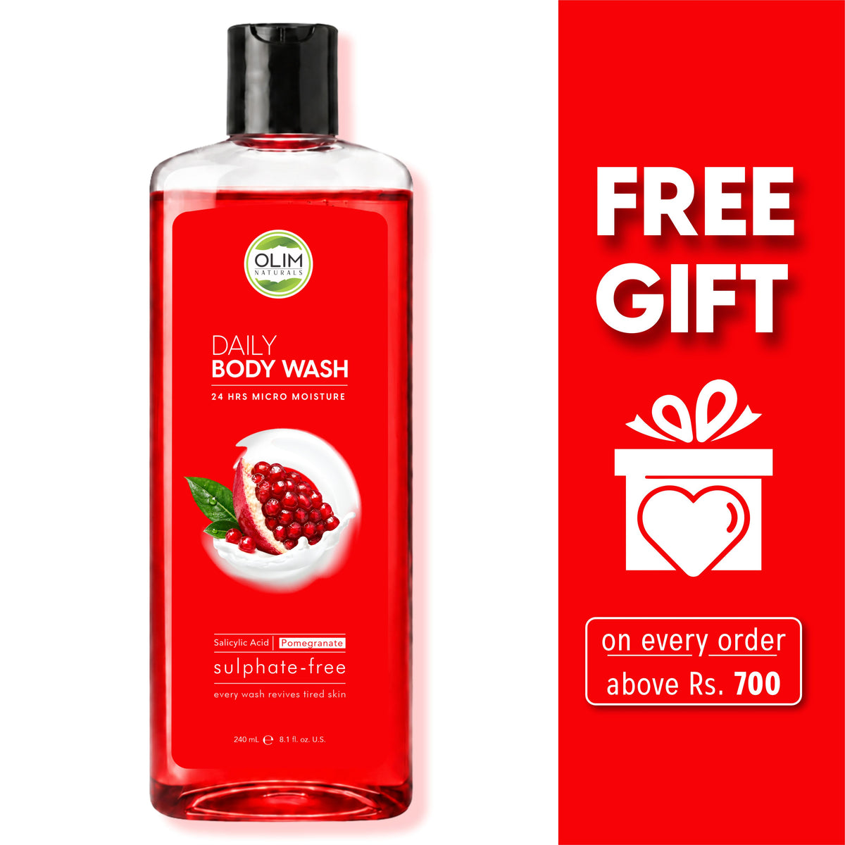 Daily Body Wash (Salicylic Acid + Pomegranate)