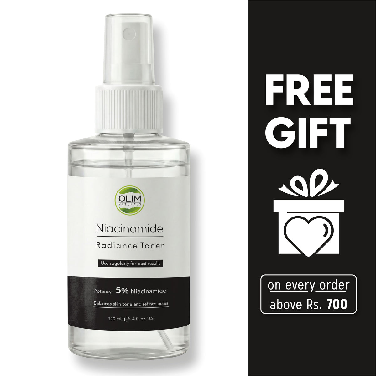 Niacinamide 5% Toner for Oil Control & Refined-Looking Pores