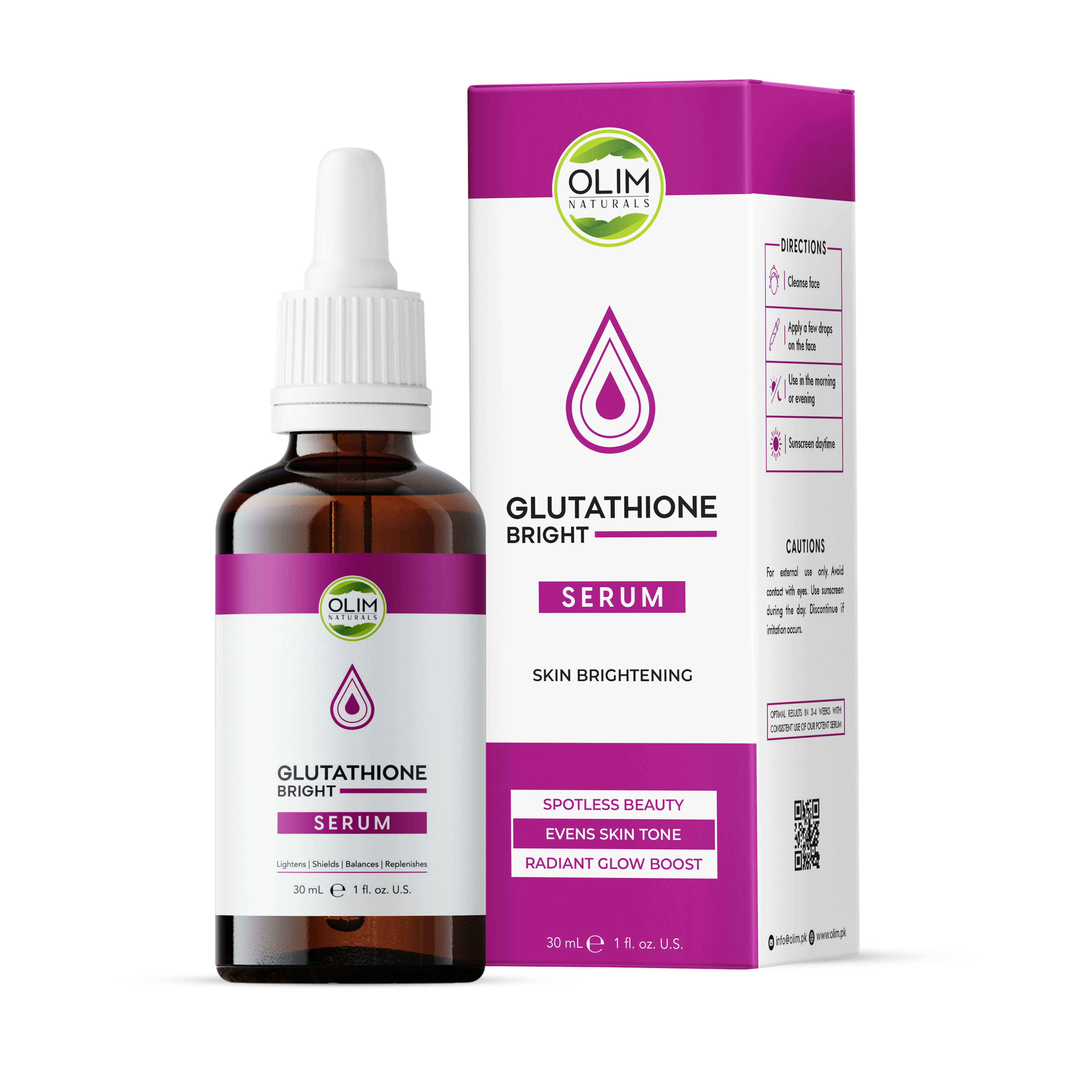Glutathione Serum for Skin Brightening & a More Even Tone