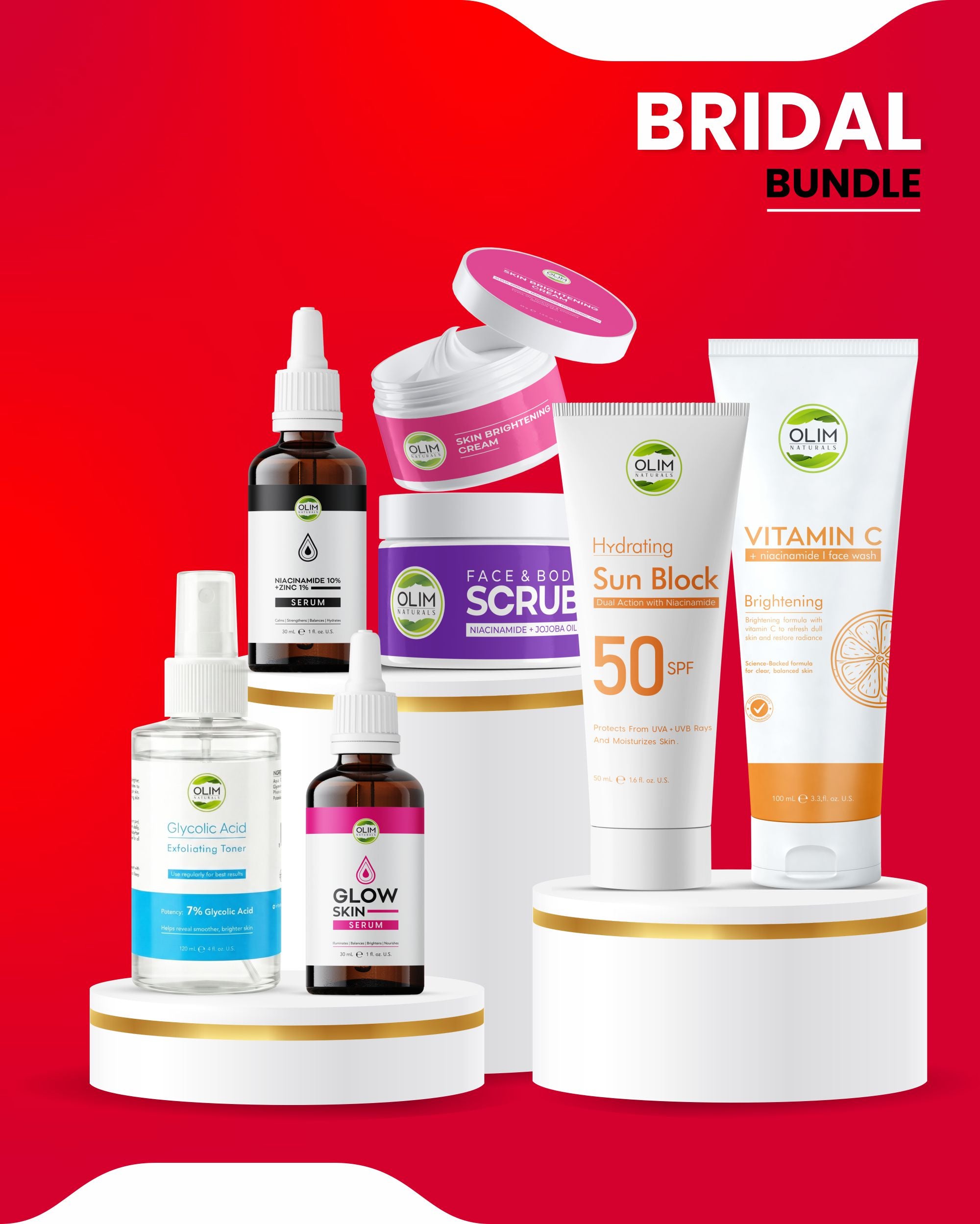 OLIM Naturals Bridal Beauty Bundle — product photo