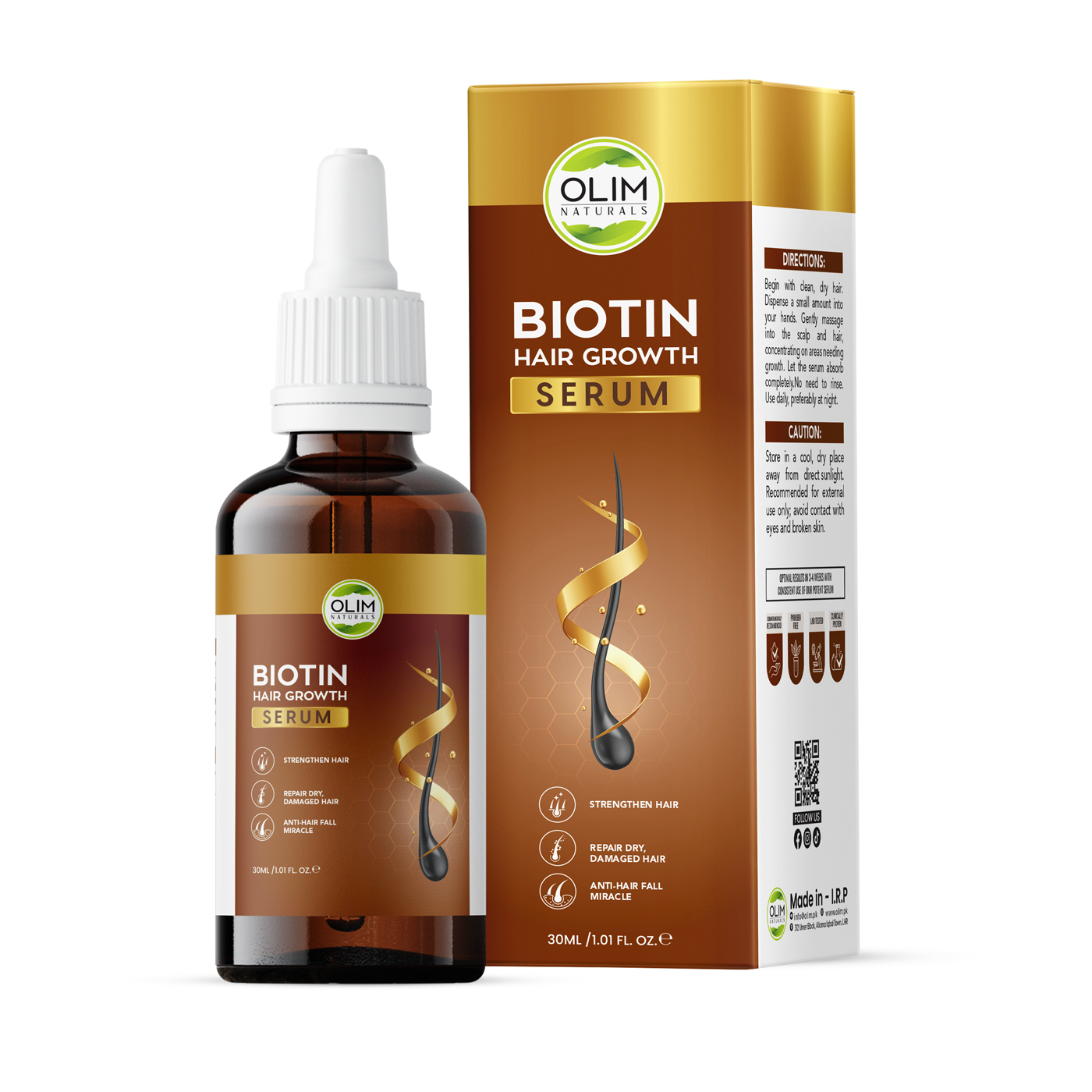 Biotin Hair Serum – Olim Naturals