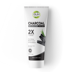 OLIM Naturals Deep-Cleansing Charcoal Face Wash for Oily & Congested Skin — product photo (50 ml)