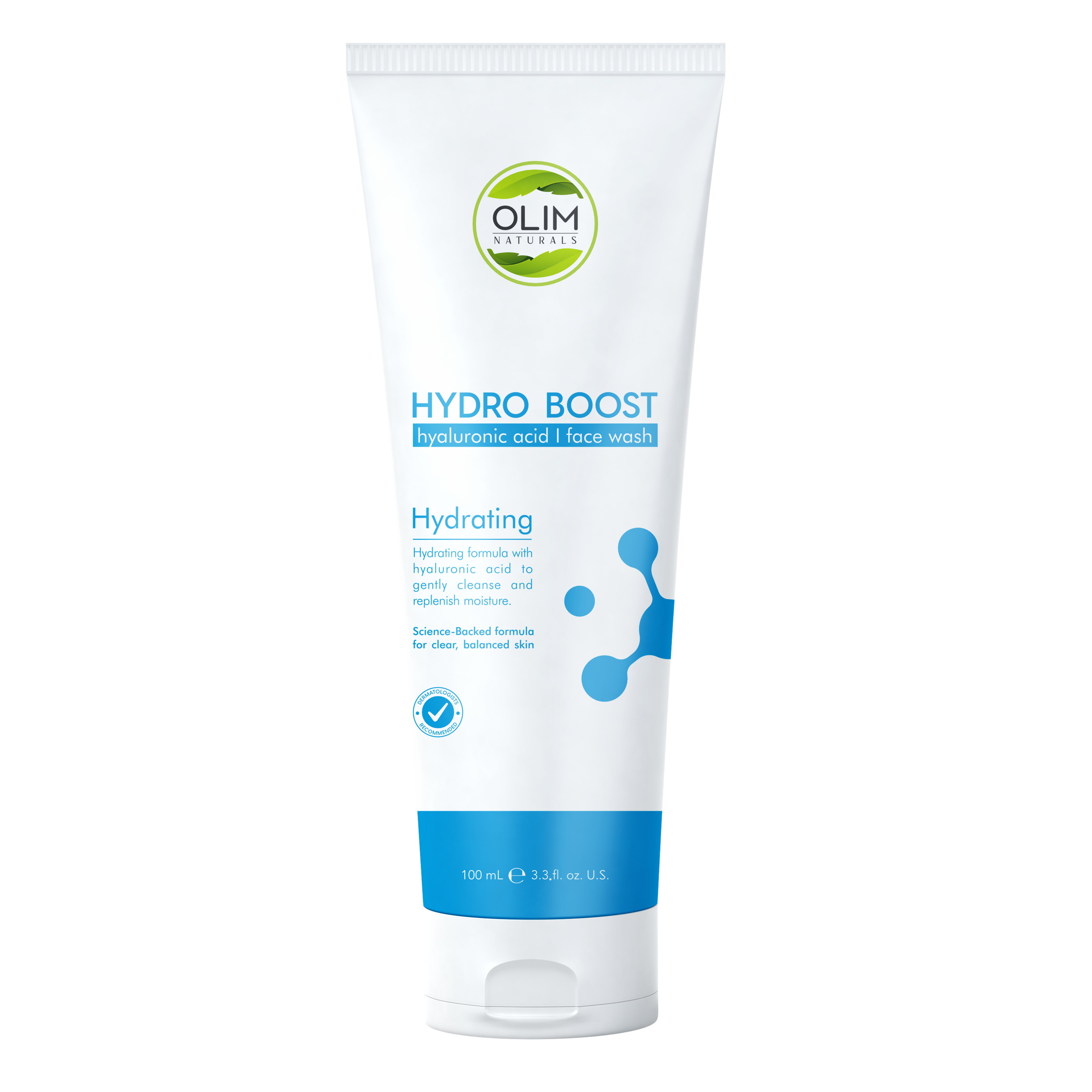OLIM Naturals Deeply Hydrating Hyaluronic Acid Face Wash for Soft, Fresh Skin — product photo 2