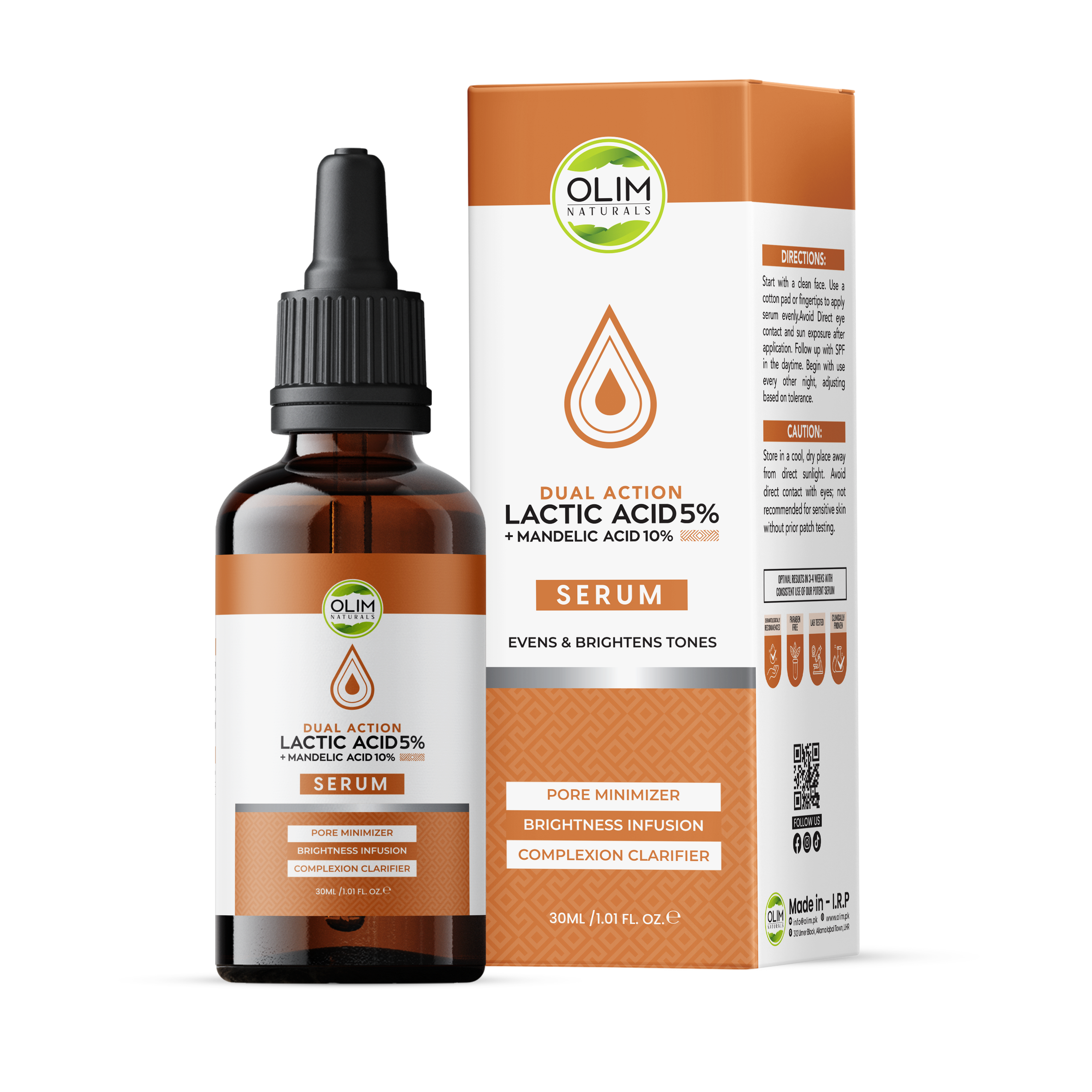 Lactic Acid 5% + Mandelic Acid 10% Serum