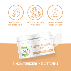 OLIM Naturals Neck & Chest Firming Cream – Retinol + Niacinamide for Crepey Skin — product photo 2