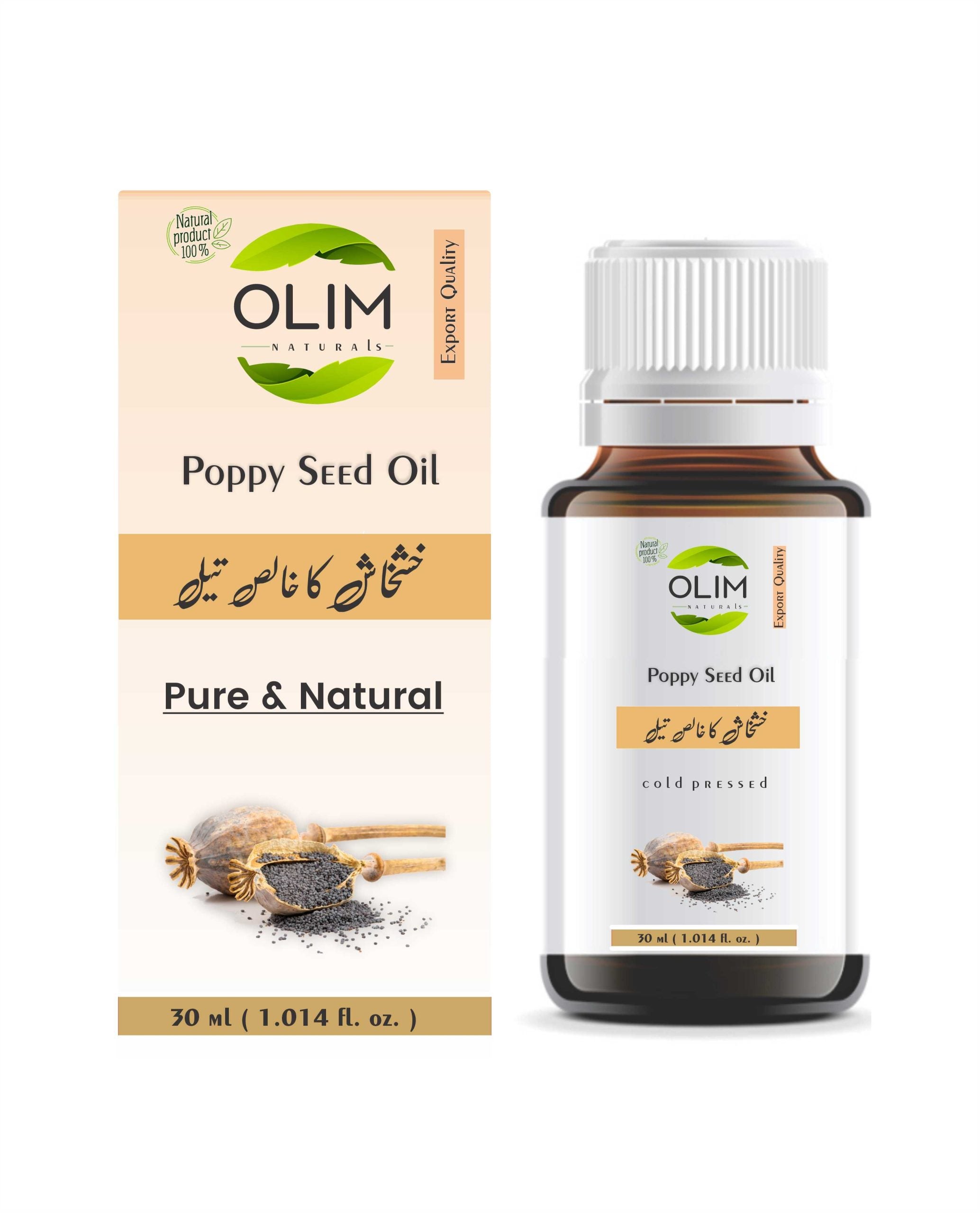 Poppy Seed Oil Olim Naturals