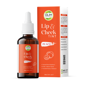 OLIM Naturals Lip & Cheek Tint in Peach – Buildable Colour for a Natural Glow — product photo
