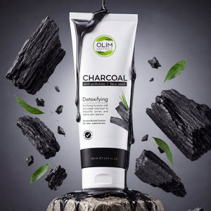 OLIM Naturals Deep-Cleansing Charcoal Face Wash for Oily & Congested Skin — product photo