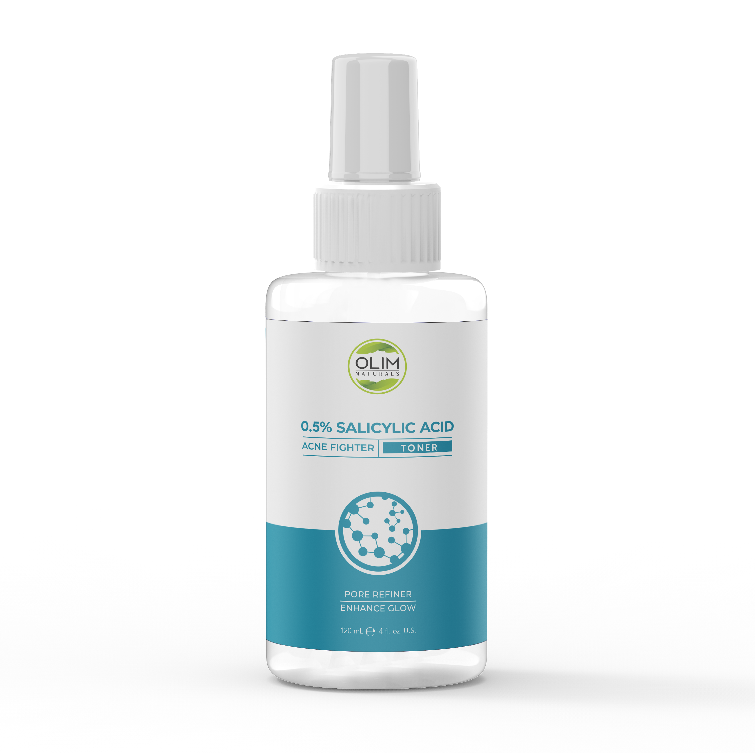 OLIM Naturals Anti-Acne Salicylic Acid 0.5% Toner for Oily, Breakout-Prone Skin — product photo