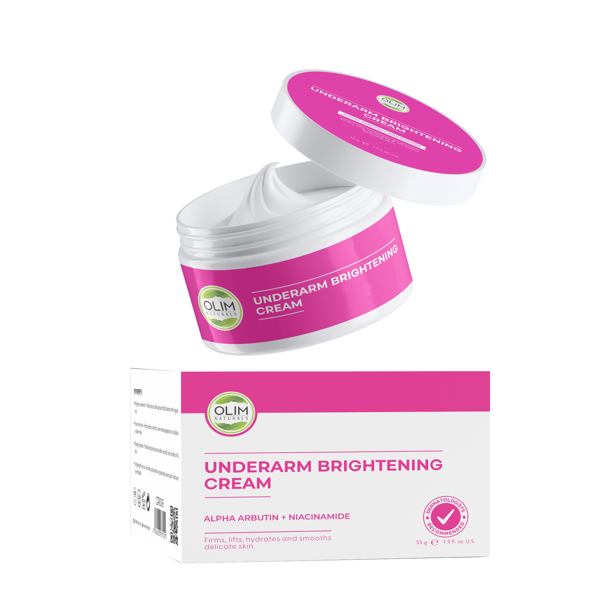 OLIM Naturals Underarm Brightening Cream for Even Tone — product photo