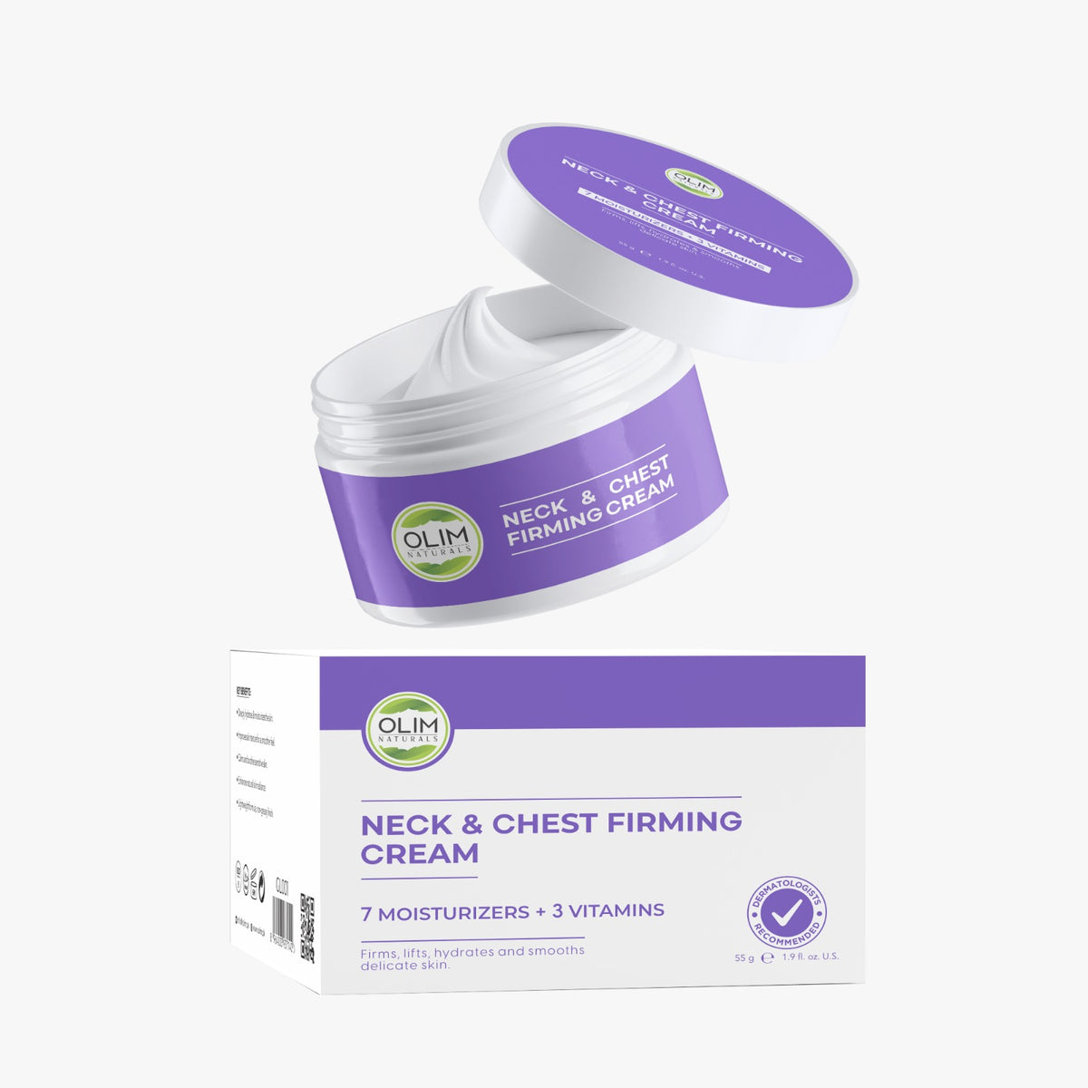 Neck & Chest Firming Cream – Retinol + Niacinamide for Crepey Skin