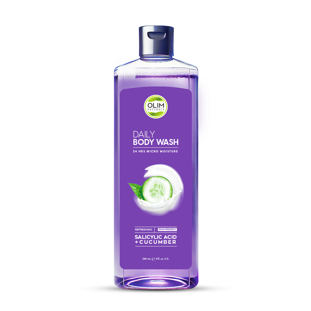 OLIM Naturals Anti-Acne Cucumber Body Wash for Body Breakouts — product photo