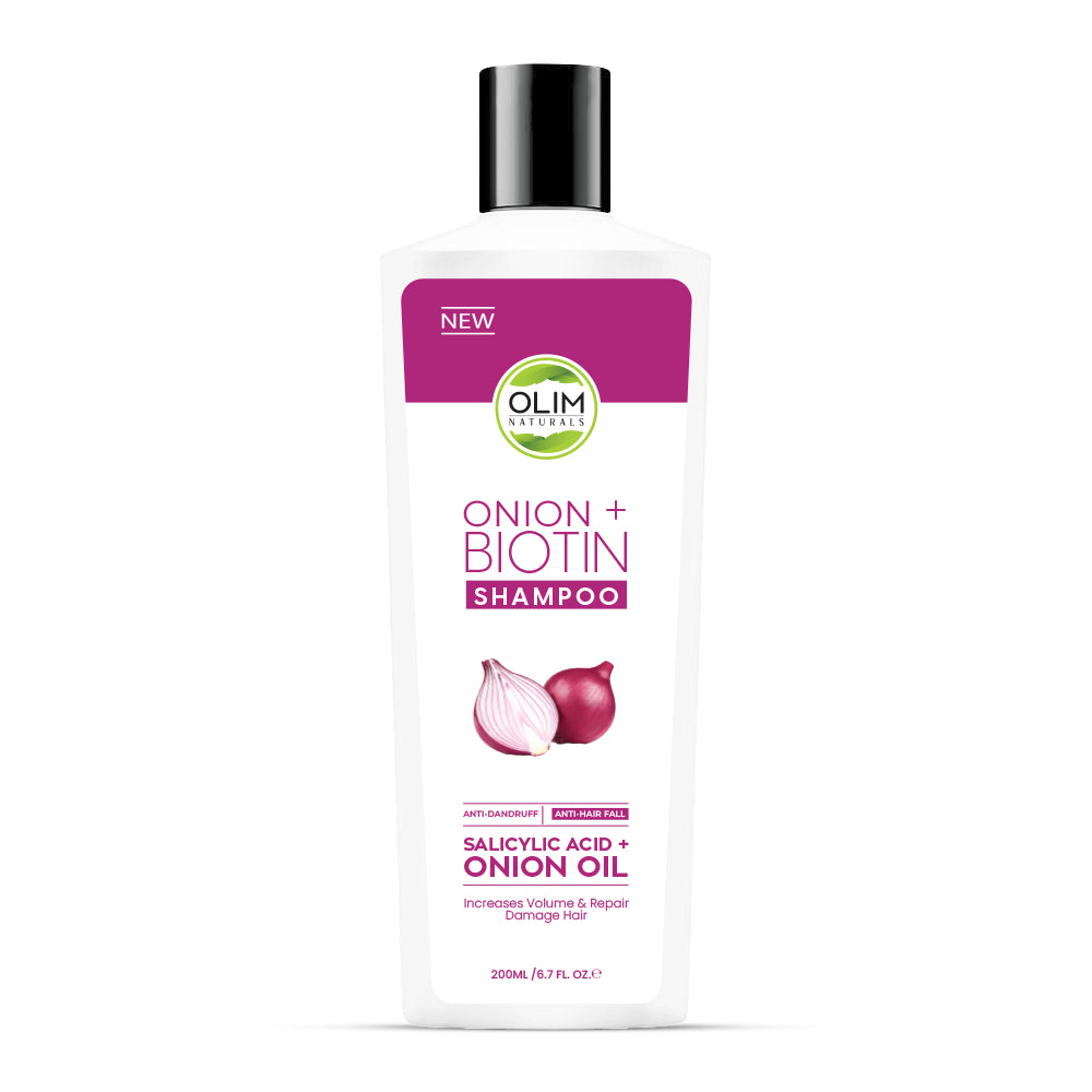 Onion + Biotin Shampoo for Stronger-Looking, Fuller Hair